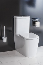 Унитаз-компакт безободковый BelBagno Albano BB120CPR, бачок BB120T
