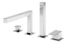 Смеситель на борт ванны Cezares PORTA-BVDM4-SS