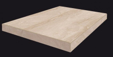 Ступень угловая левая ColiseumGres Венеция/ Venezia Bianco 33x45