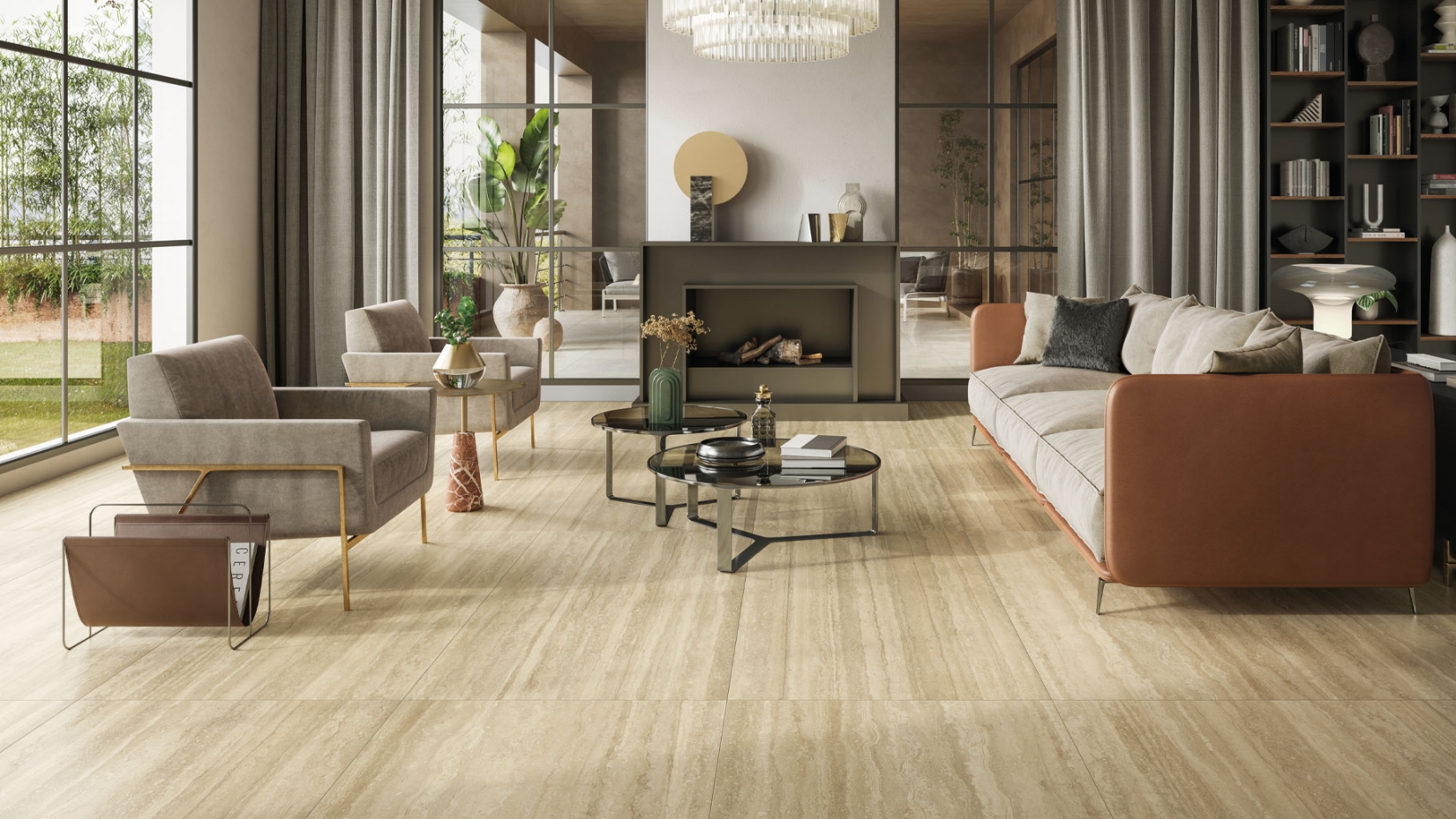 Керамогранит Италон Шарм Эдванс/ Charme Advance Платинум Уайт 60x120