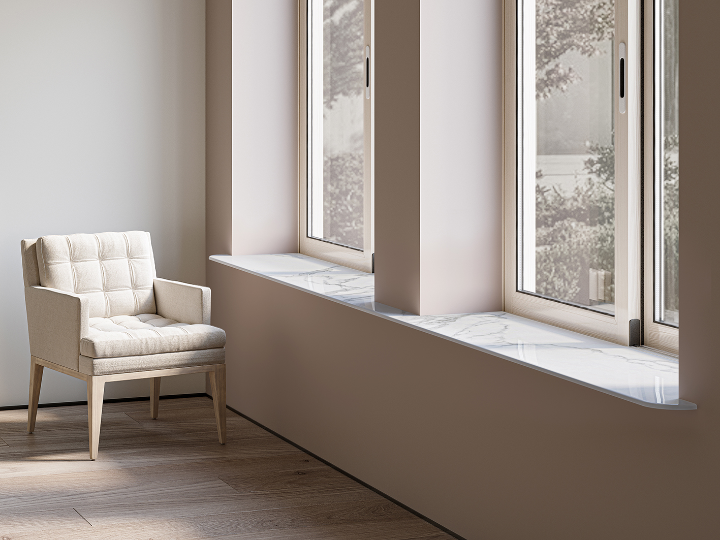 Керамогранит СтароСлэбс Manhattan White Elegance 120x120 белый