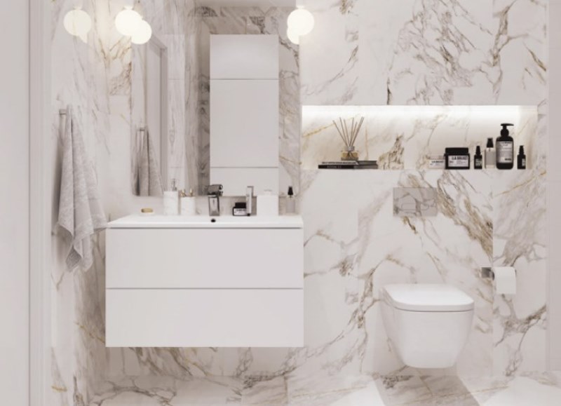 Керамогранит Старо Nestle Sky Polished 60x120 голубой