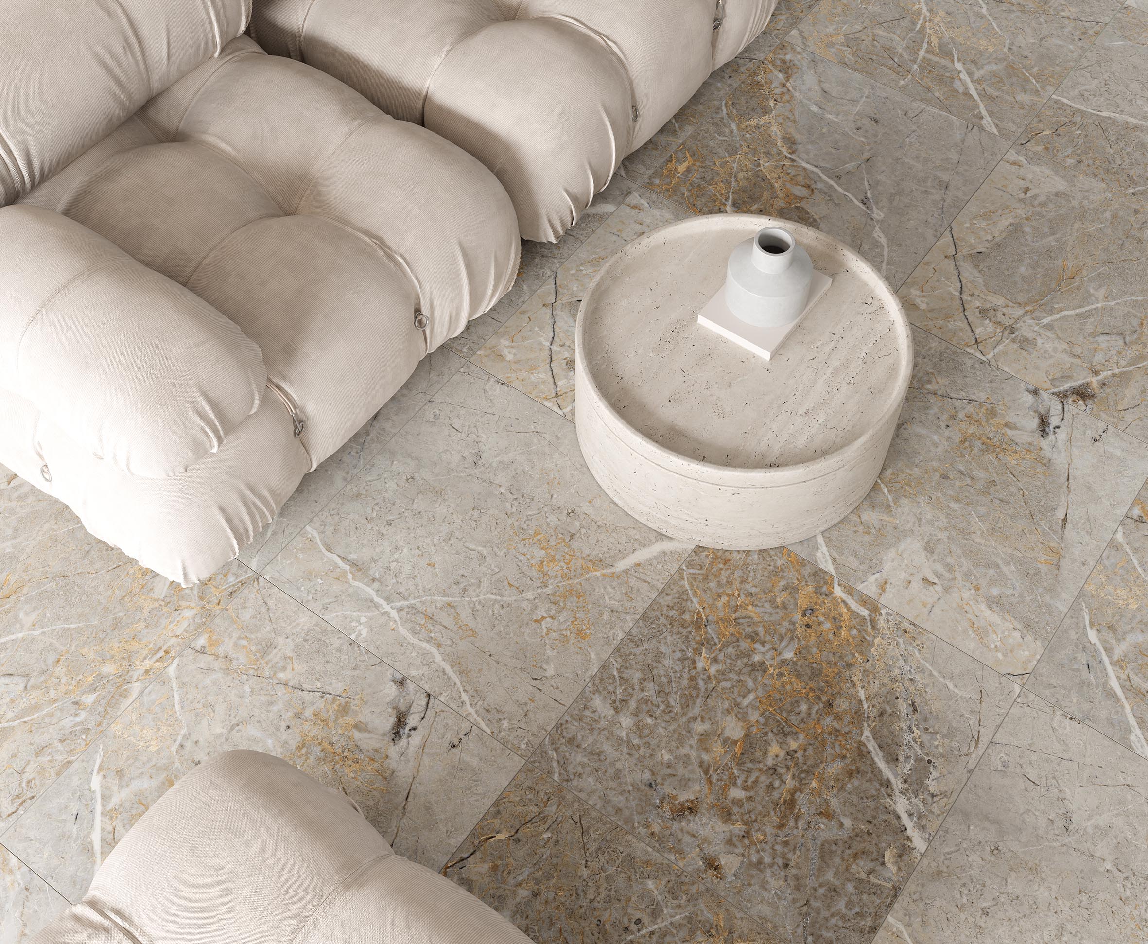 Керамогранит Laparet Fantastico Grey Granito 60x60 полированный