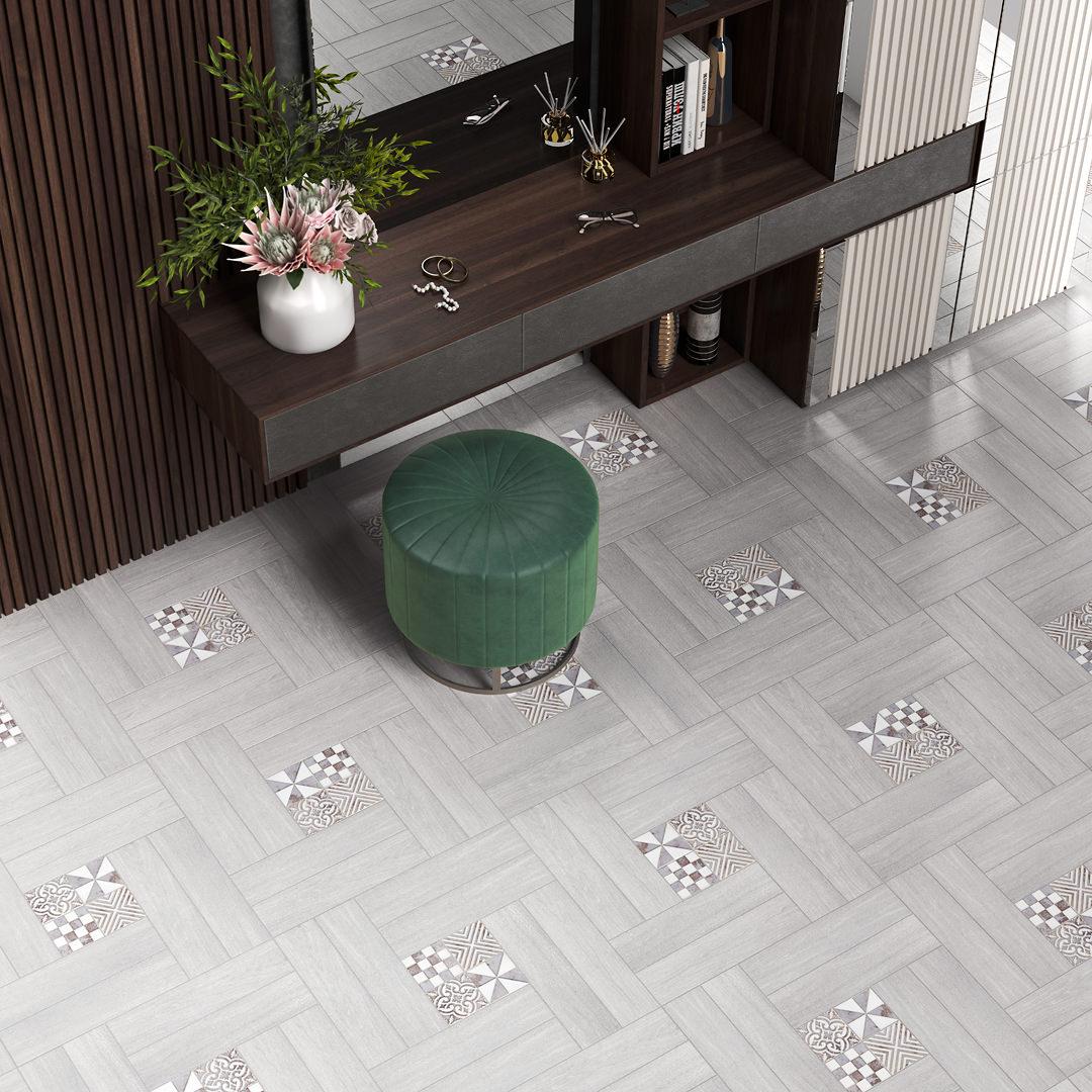 Керамогранит Kerama Marazzi SG401000N Вяз бирюзовый 9,9x40,2