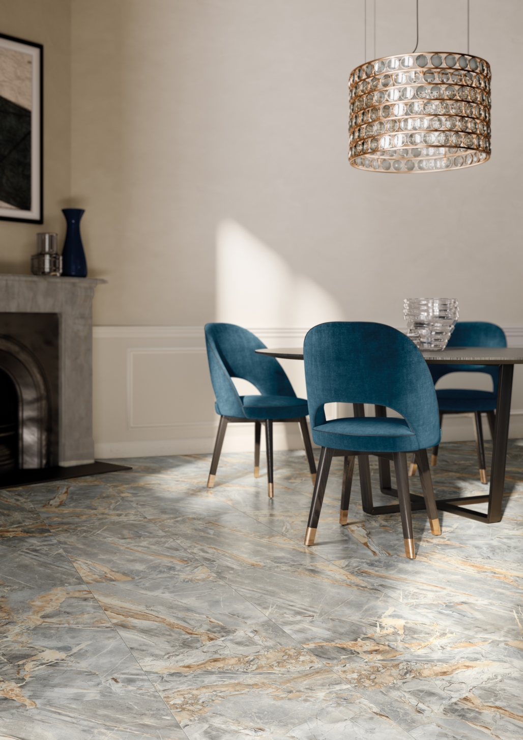 Ступень угловая правая ColiseumGres Верона/ Verona Beige 33x90