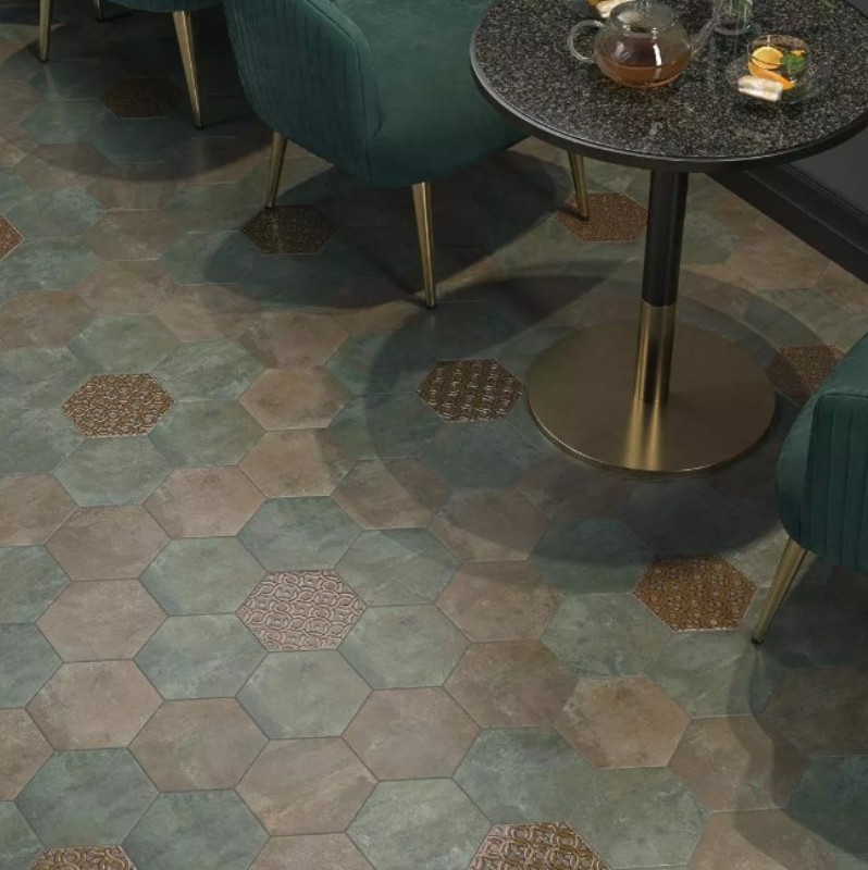 Керамогранит Kerama Marazzi SG23036N Гроссето синий матовый 20x23.1