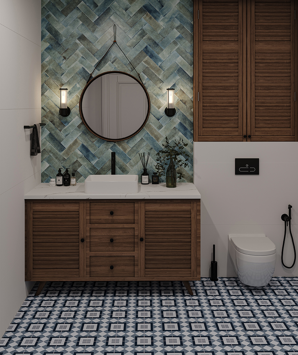 Керамогранит Старо Pre-Cut Bristol Red Matt 60x60 разноцветный