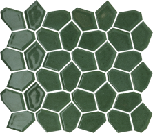 Мозаика Италон Авангард/ Avantgarde Эмеральд Спектрум 600110001121 зеленый 29.2x33.2