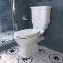 Унитаз-компакт безободковый BelBagno Boheme BB115CPR P-trap, бачок BB115T