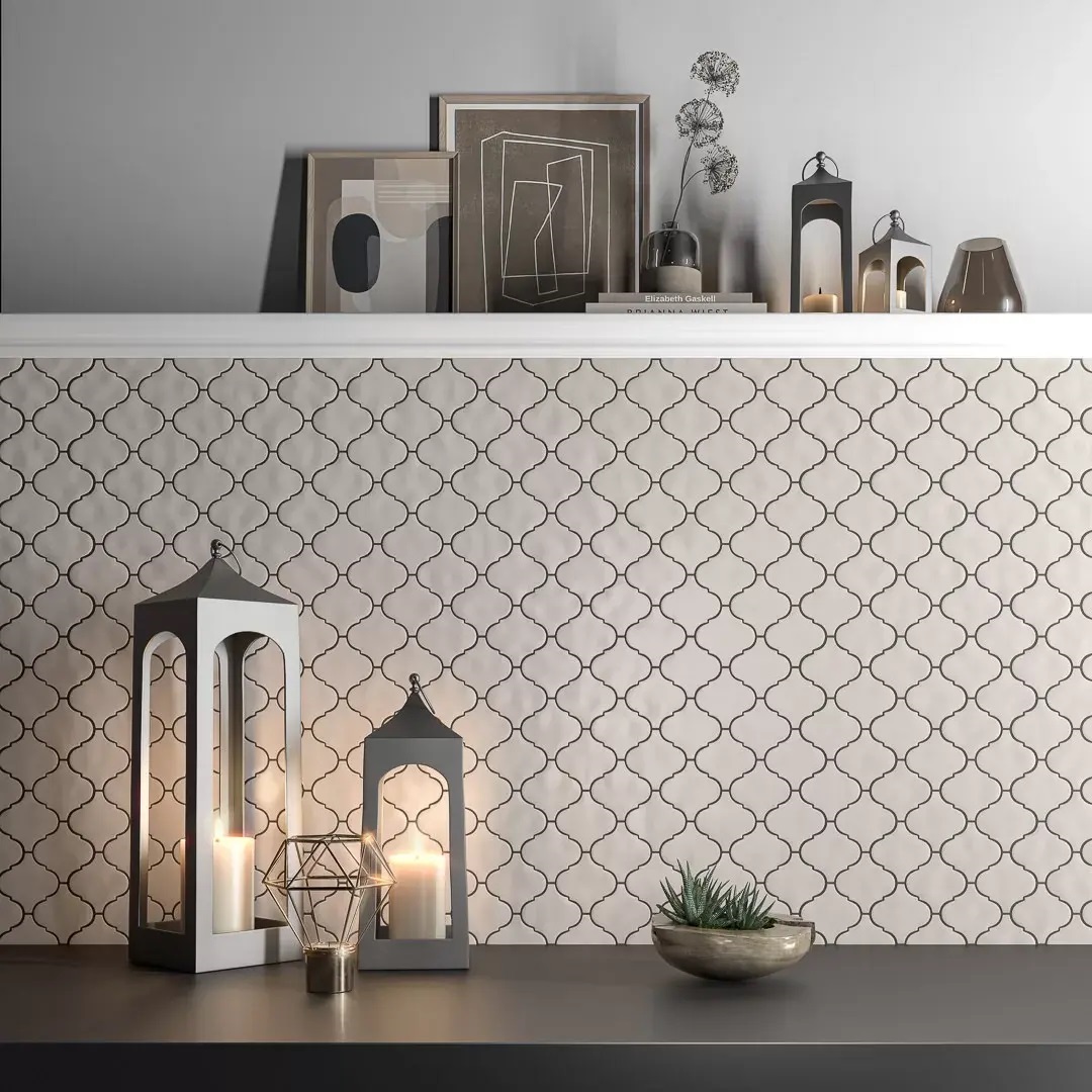 Керамическая плитка Kerama Marazzi KM2630M0041N Арабески Марокко серый светлый матовый 26x30
