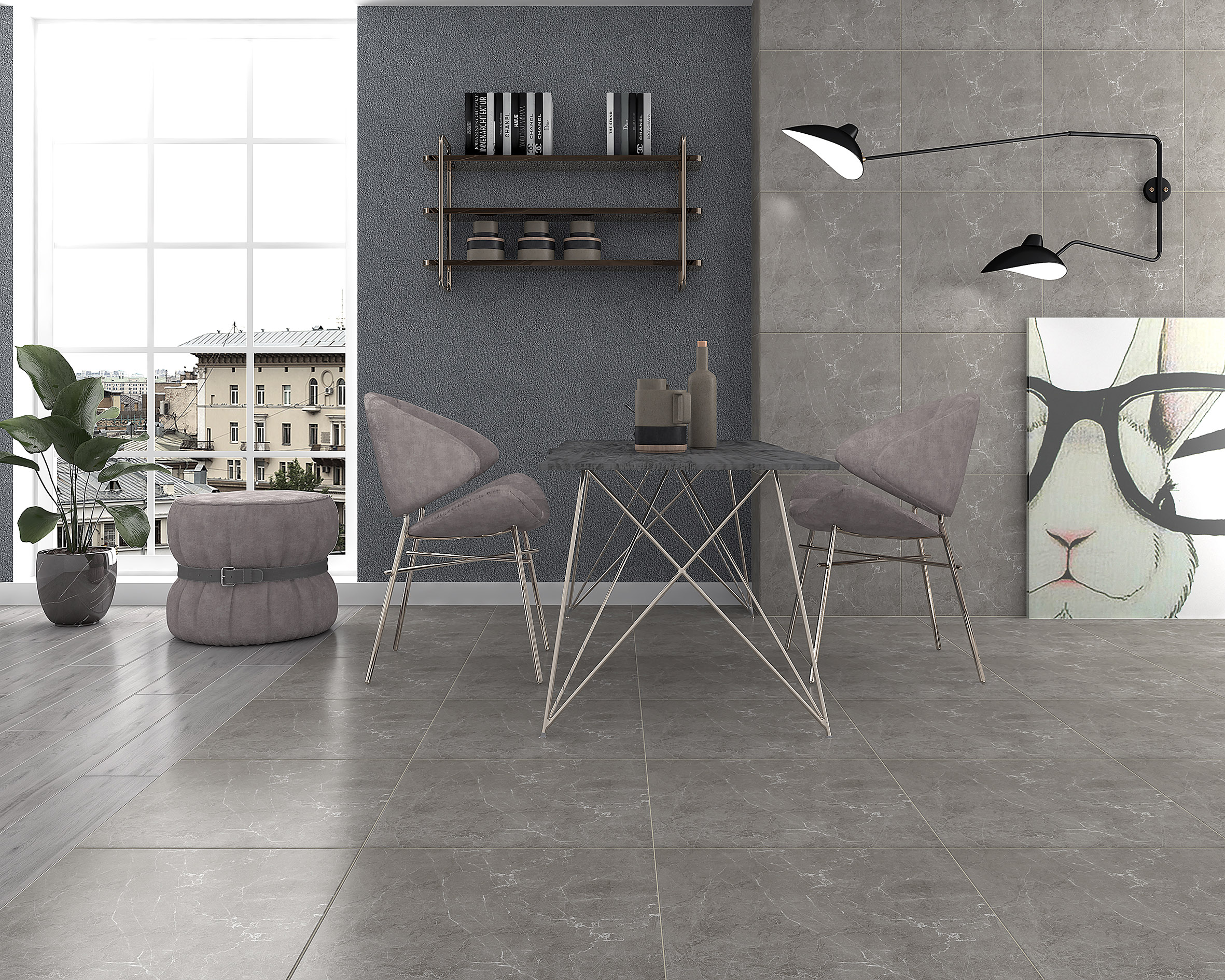 Керамогранит (SG645420R) Laparet Scandy табачный обрезной 60x60 матовый