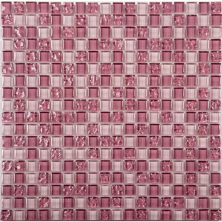 Мозаика NSmosaic No-294 стекло розовый 30.5x30.5