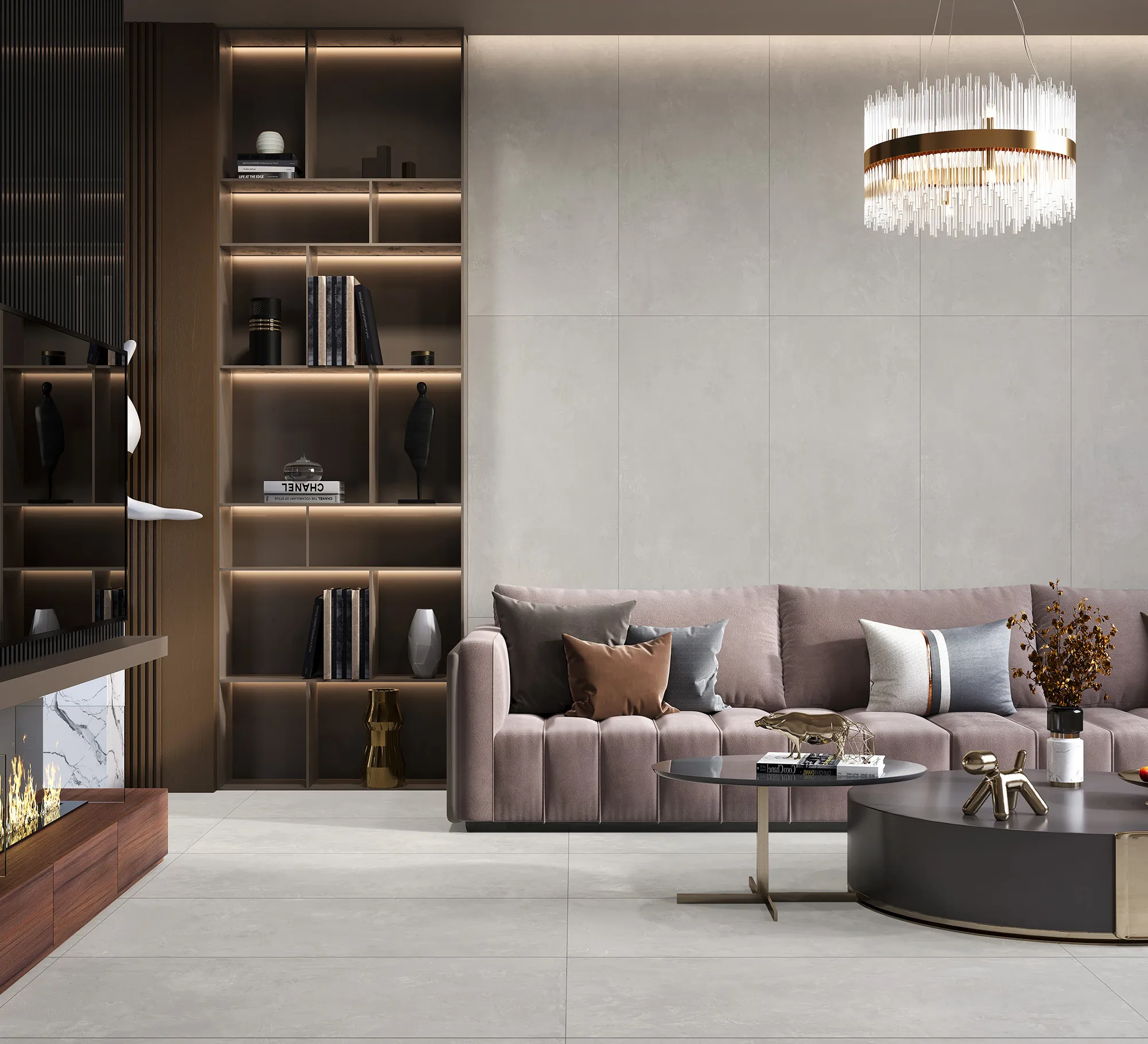 Керамогранит Аркадия Керамика RT7007-A Symphony Gris Matt Rustic 60x120 серый