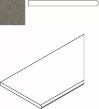 Бортик Италон Дискавер/ Discover X2 Фумэ закругленный правый правый 30x60