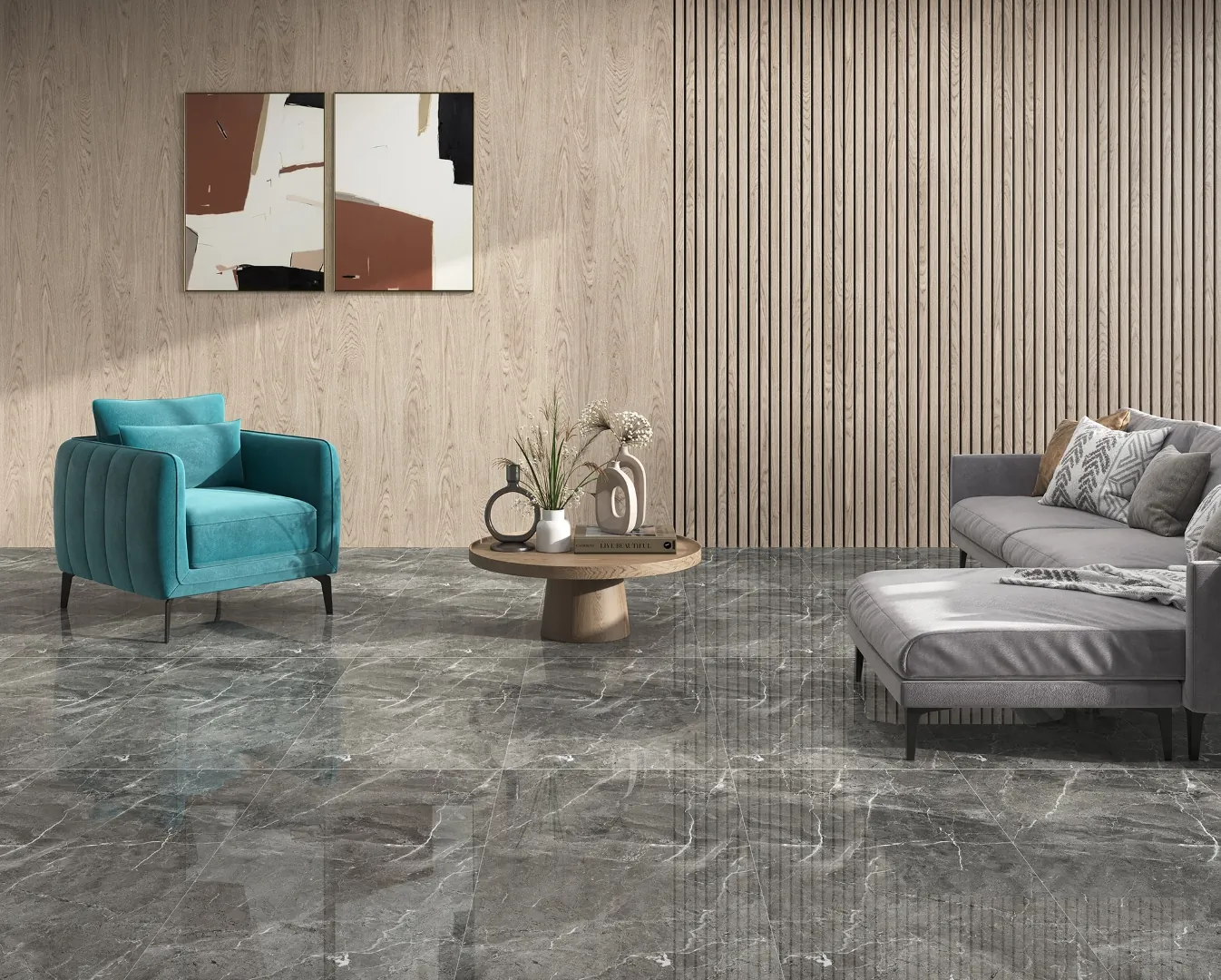 Керамогранит Аркадия Керамика RT6014-A Florencia Bianco Matt Rustic 60x60 белый