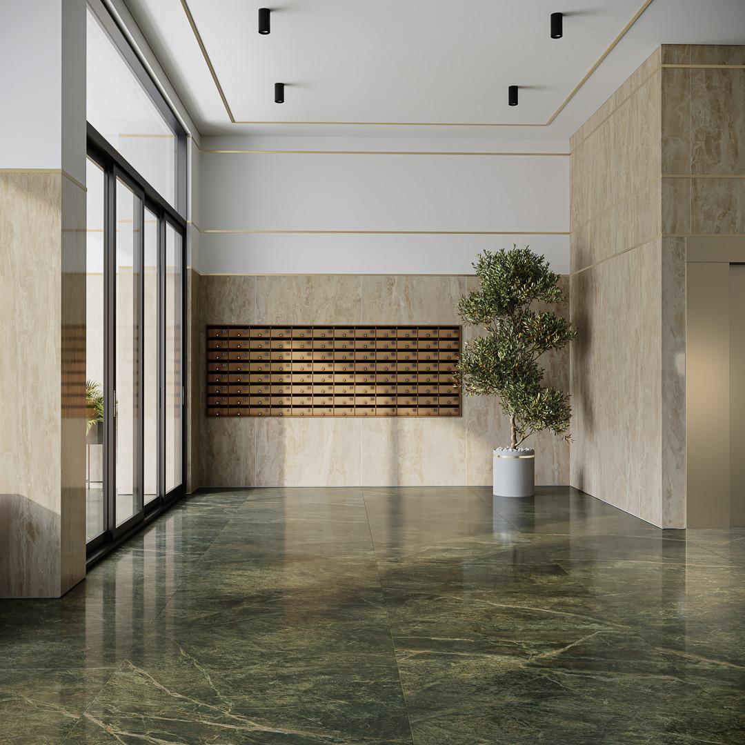 Декор Kerama Marazzi ID172 Риальто Нобиле наборный лаппатированный 30x30