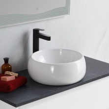 Раковина керамическая накладная круглая BelBagno BB1065