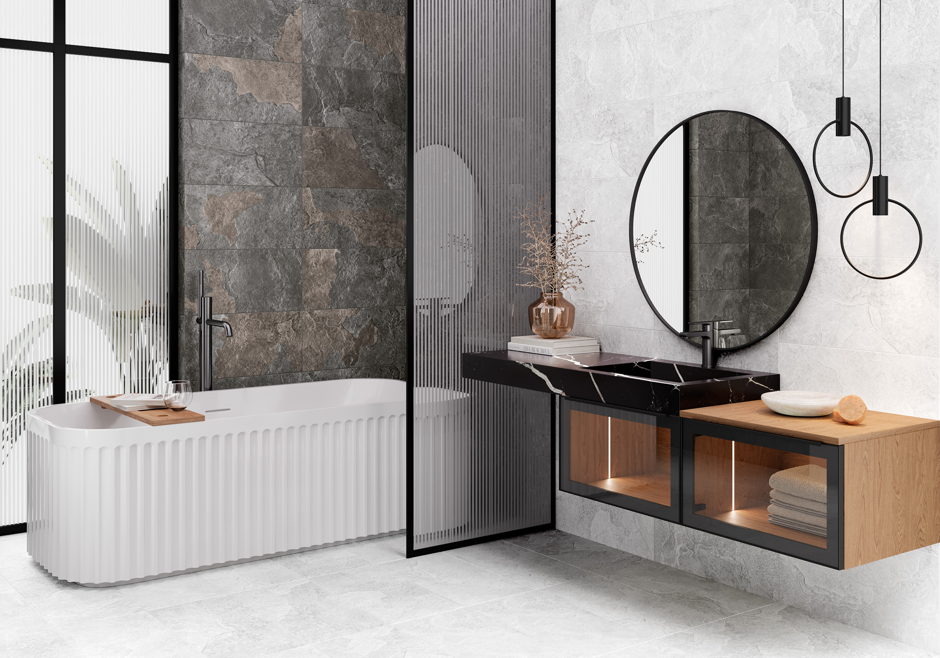 Керамогранит Альма Керамика Фьорд/ Fjord GFA3060FJO04R бежевый 30x60