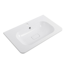 Раковина из искусственного мрамора накладная Cezares Relax CZR-800/480-LV-MR-NV