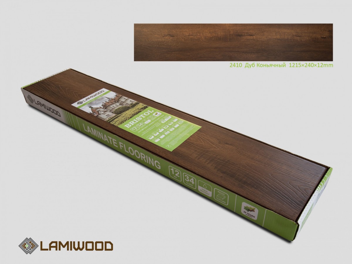 Ламинат LAMIWOOD BRISTOL 2411 Дуб Мореный 24x121.5
