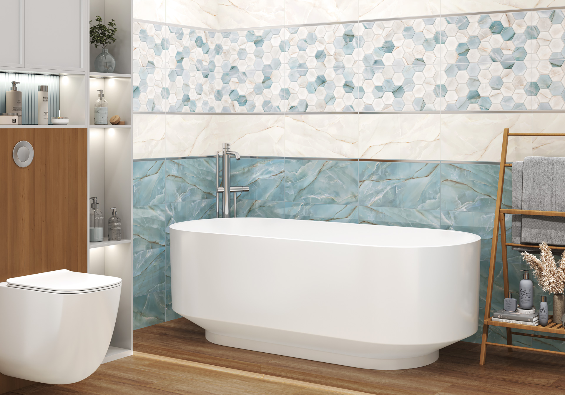 Керамическая плитка Альма Керамика Мэритайм/ Maritime TWU2550MRM04 белый 24.9x50