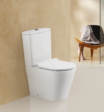 Унитаз-компакт безободковый BelBagno Flay-R BB2149CPR, бачок BB2149T