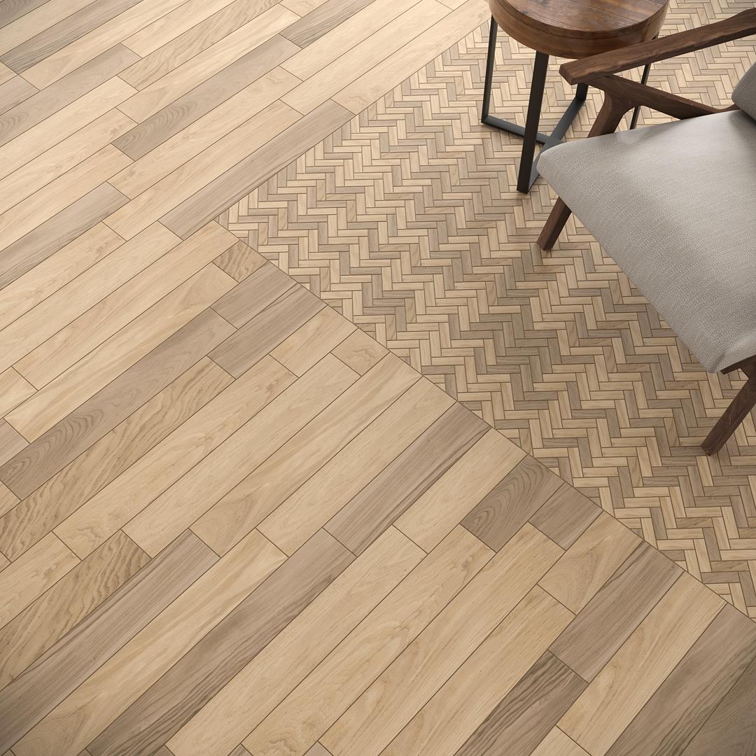 Керамогранит Kerama Marazzi SG350500R Селект Вуд беж темный обрезной 9,6x60