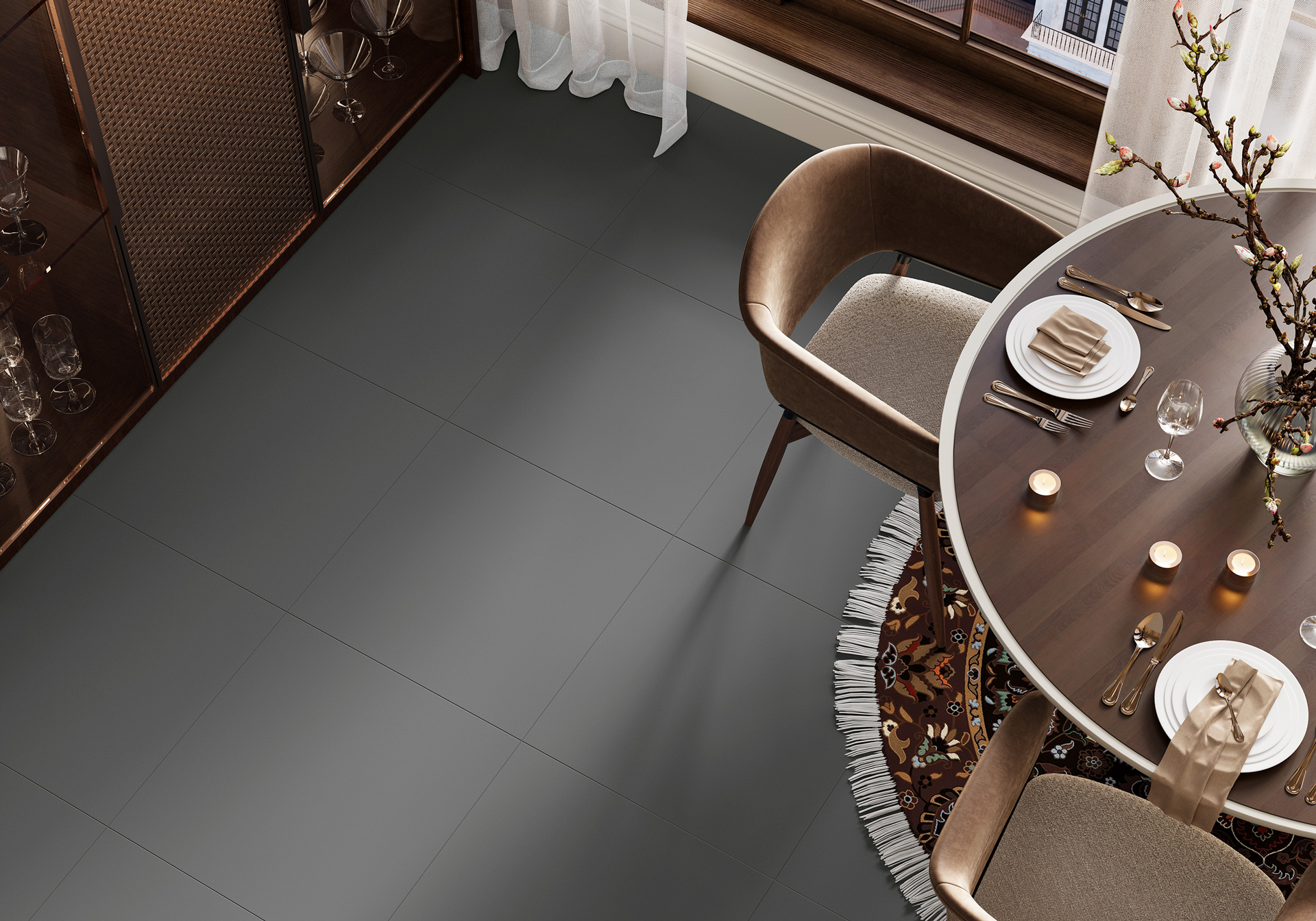 Керамогранит Альма Керамика Спектор/ Spector GFU6060SPR60R голубой 60x60