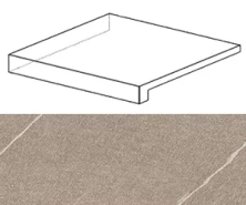Ступень угловая левая Атлас Конкорд Италия Marvel Desert Beige Scalino Ang. Sx ATGX 33x33
