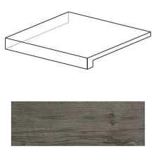 Ступень угловая левая Атлас Конкорд Италия Акси/ Axi Grey Timber Scalino Angolare Sx ANL4 22.5x22.5