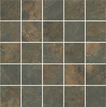 Декор Kerama Marazzi MM12132 Рамбла коричневый мозаичный 25x25