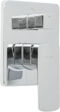 Смеситель для душа Allen Brau Infinity X2 5.21014-00 (с внутренней частью, 2 выхода) хром