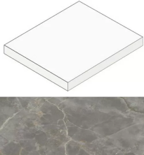 Ступень угловая Атлас Конкорд Италия Marvel Fior di Bosco Scalino Angolare Silk AGJM 37.5x37.5