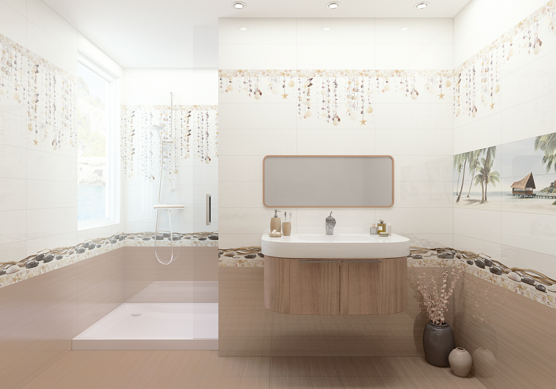 Декор Альма Керамика Айленд/ Ailand DWA11ALD424 20x60