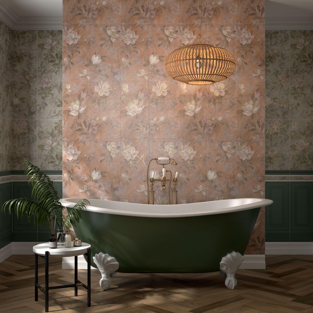 Плинтус Kerama Marazzi Магнолия белый матовый обрезной 12x30 FMF001R
