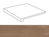 Ступень угловая левая Атлас Конкорд Италия Этик/ Etic Noce Scalino Angolare Sx ANCZ 22.5x22.5