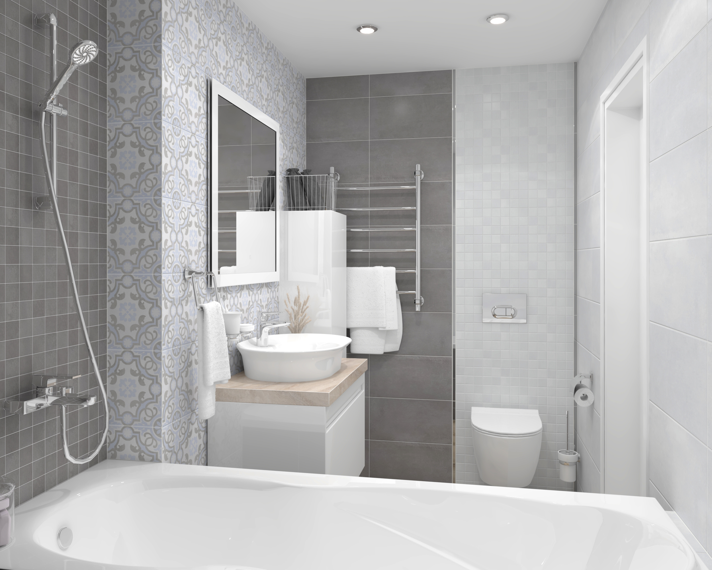 Мозаика (MM34041) Laparet Depo мозаичный белый 25x25 матовый