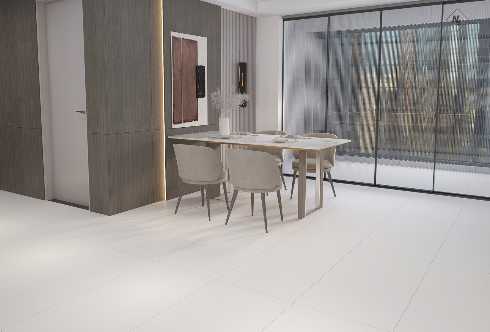 Керамогранит NSceramic NSC8036 бежевый глянцевый 80x80