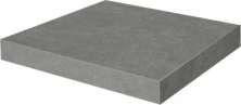 Ступень Kerama Marazzi KM6012G0161RGCA угловая клееная Касабланка HP серый темный матовый обрезной 33x33