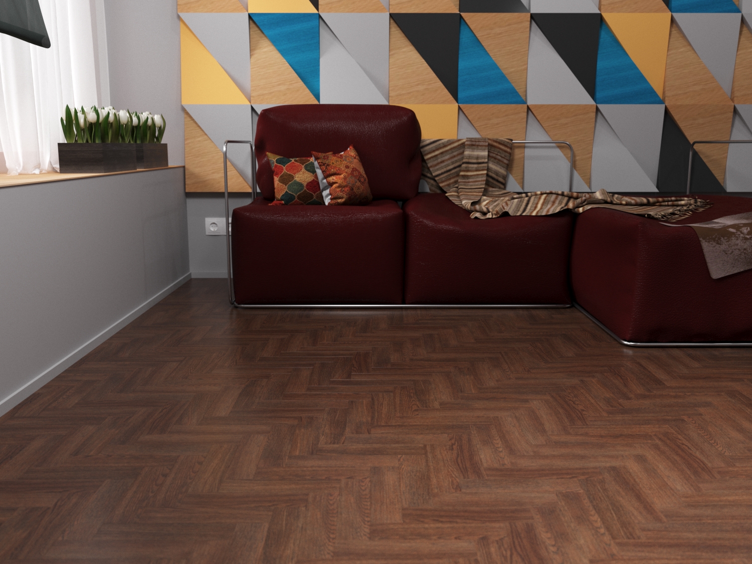 Кварцвиниловая плитка Fine Floor Craft Small Plank FF-414 Дуб Шер кварц винил напольный