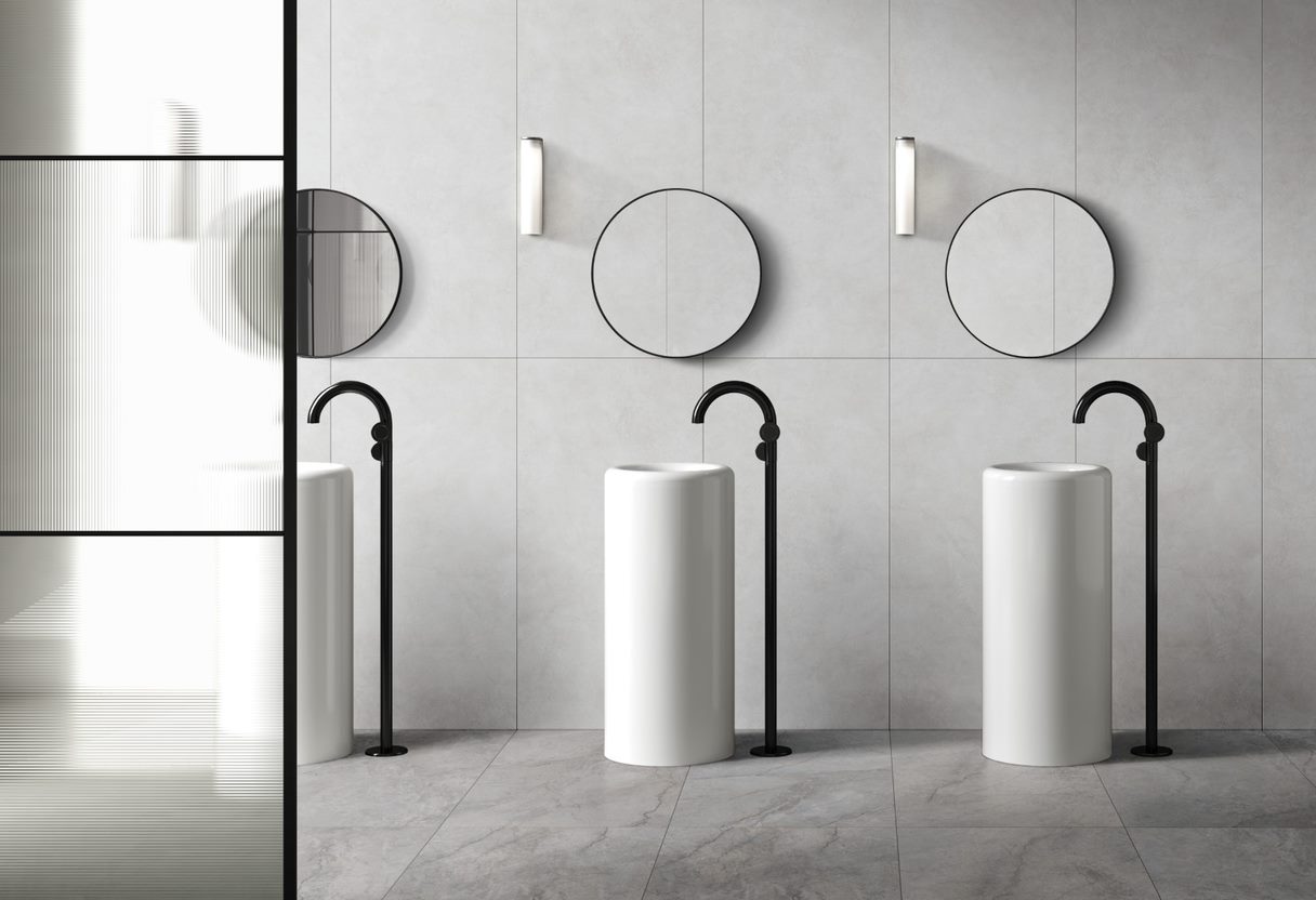 Керамогранит Vitra МикроЦемент/ MicroCement Светло-серый R10A K947813R 60x60