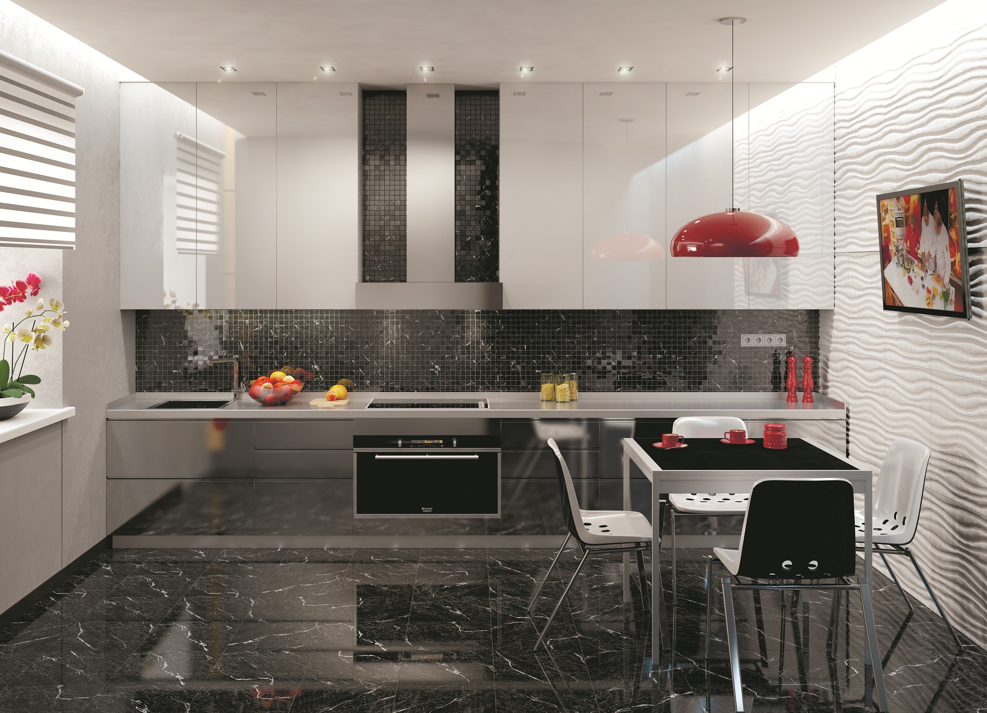 Декор Grasaro Classic Marble White 40x40 G-270/G/d02/400x400x9