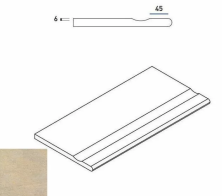 Бортик с выемкой закругленный Италон Дистрикт х2/ District X2 Sand 30x60