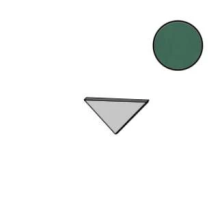Вставка Атлас Конкорд Италия Призм/ Prism Emerald Corner A.E. A41C 1.4x1.4