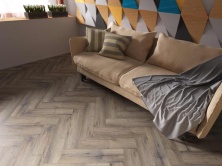 Кварцвиниловая плитка Fine Floor Craft Short Plank FF-080 Дуб Девон кварц винил напольный