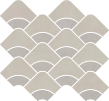 Декор Kerama Marazzi KMD2HID007BR Таделакт наборный бежевый светлый, серый матовый обрезной 28x30