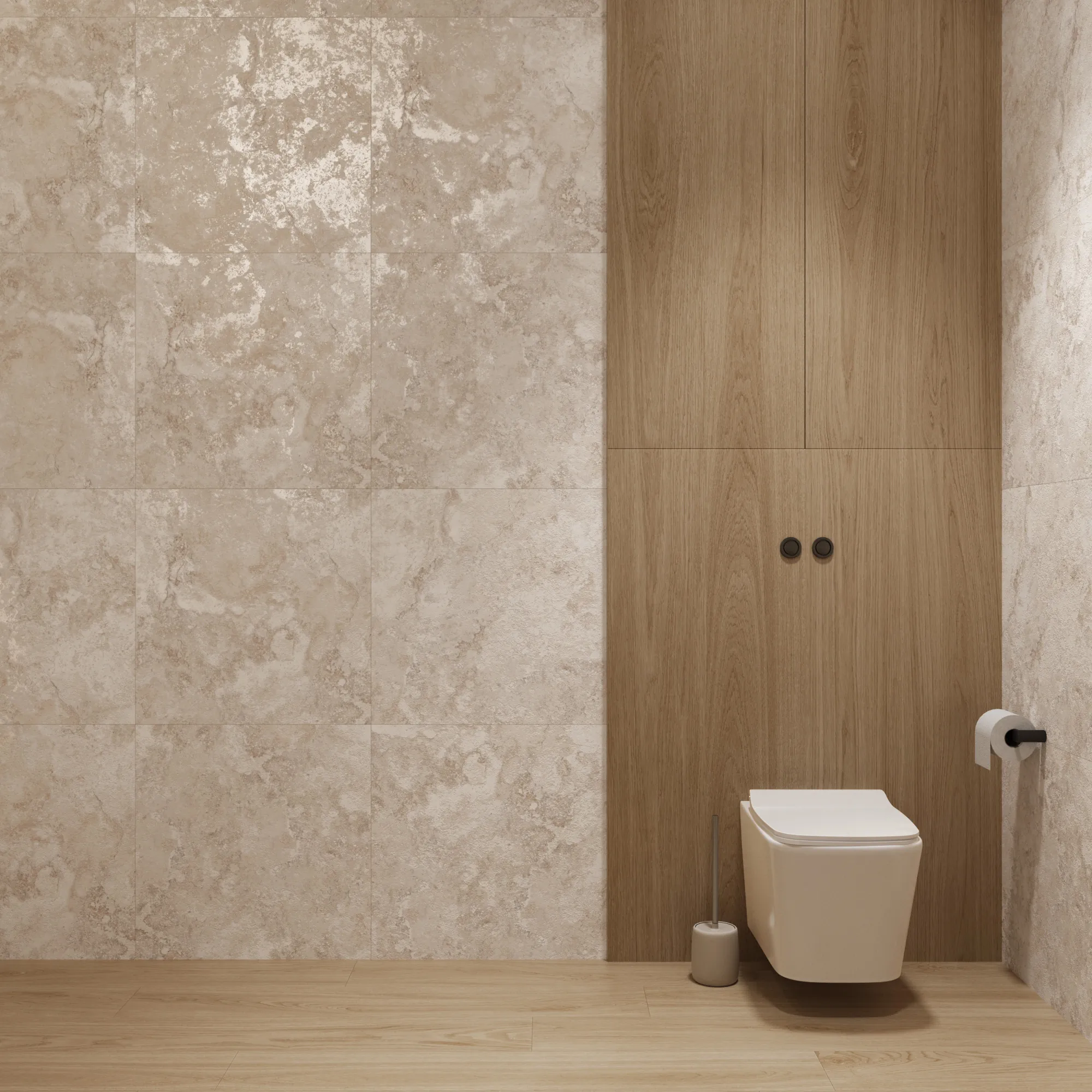 Керамогранит Аркадия Керамика CR6012-A Seastone Beige Carving 60x60 бежевый