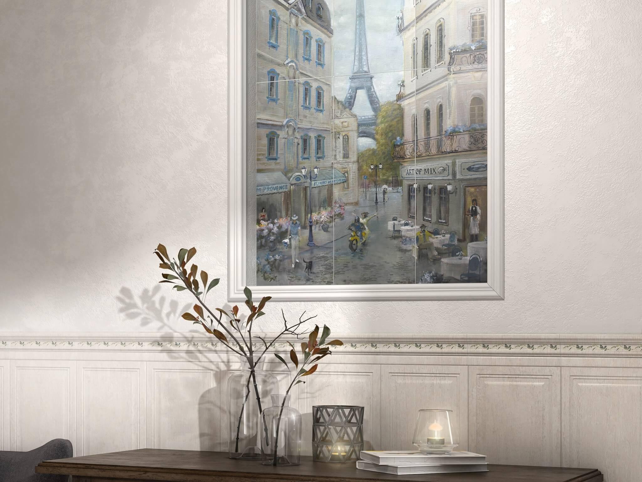 Керамогранит Kerama Marazzi SG401500N Кантри Шик белый 9,9x40,2