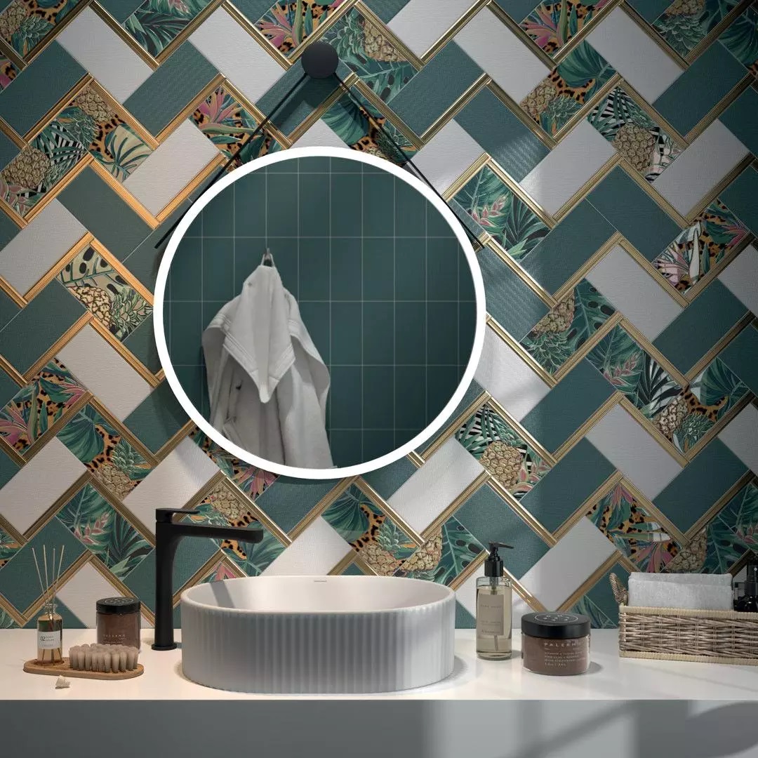 Декор Kerama Marazzi Пальмейра 2 9.9x20 HGD\A493\19056