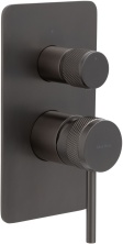 Смеситель для ванны Allen Brau Priority 5.31011-MG (с внутренней частью, 2 выхода) графит браш